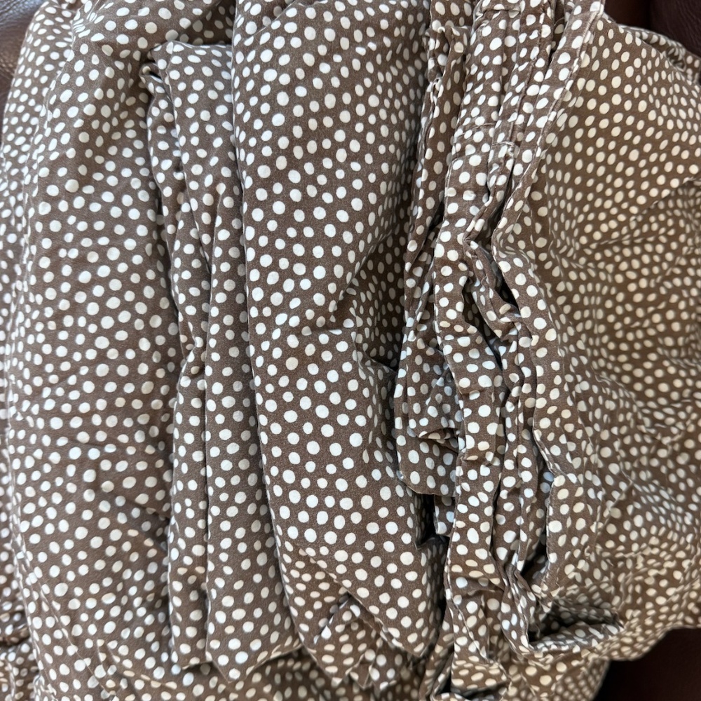 Pottery Barn chocolate brown sheet set
